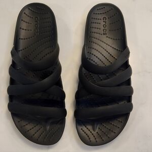 CROCS Black Slide Sandals